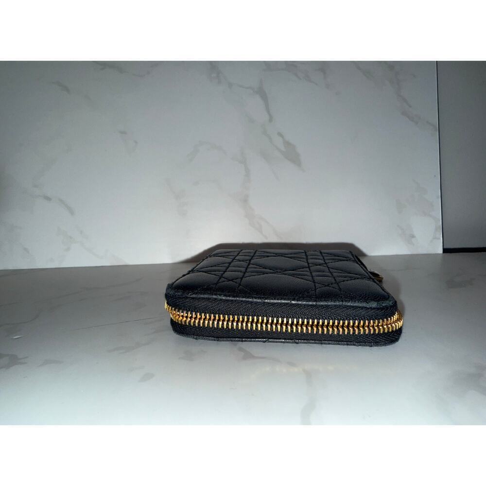 Dior Black Leather Wallet - Picture 4 of 6
